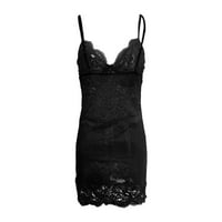 Lingerie for Women Dress V Neck Babydoll Lace Mesh Teddy Sexy Underwear Black 3XL