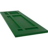 Екена Мил работник 18 W 71 H TRUE FIT PVC SAN HUAN CAPISTRANO MISSION Style Fixed Mount Sulters, Viridian Green
