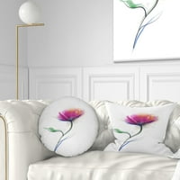 Дизајн на векторски акварел цветниот дизајн - перница за цвеќиња за фрлање - 16x16