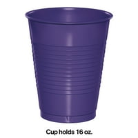 Пластични чаши од пурпурна Оз сметаат за гости