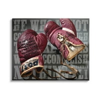 Оној кој не е храбар боксерски фраза Спортска графичка уметност галерија завиткана од платно печатење wallидна уметност