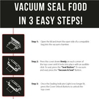 Caso Design VC Vic Vacuum заптивната смеса со црево за вакуум за храна