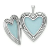 Primal Silver Silver Silver Silver Silver Pink Enamel Claddagh Heart Shocket со ланец на кабел Форзантина