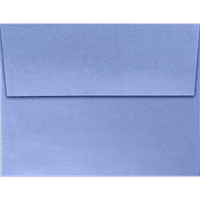 Luxpaper Покани за покана, 3 4, виста сина металик, пакет