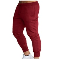 Панталони за џогер за мажи Секојдневни Цврсти Тесни Еластични Џебови За Половината Фитнес Спортски Панталони Панталони Клиренс
