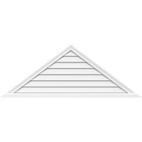 50 W 20-7 8 H Триаголник Површински монтирање PVC Gable Vent Pitch: Функционален, W 2 W 2 P Brickmould Slight Frame