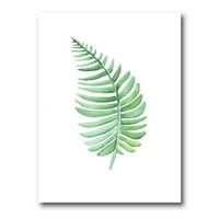 DesignArt 'Затвори на тропски лист на Monstera III' Farmhouse Canvas Wall Art Print