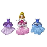 Дизни принцеза Аурора колекционерска кукла со сјајни фустани со еден клип