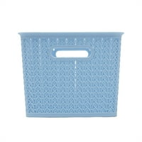 Домашни основи 5L Пластична корпа за складирање, сина