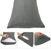 Единствени поволни цени 300TC цврсти египетски памучни перници со темно сиво тело 20 72