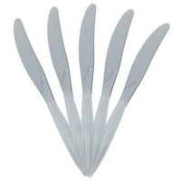 Пластични ножеви од хартија, сребро, кутија за ножеви за еднократна употреба