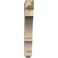 Ekena Millwork 6 W 38 D 44 H Balboa Crantsman Rough Sawn Bracket, Douglas Fir