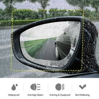 Автомобил Ретровизор Филм Страничен Прозорец Заштитен Филм HD-Магла-Гребење Водоотпорен Водоотпорен За Заден Поглед И Страничен
