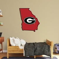 Bulldogs на Fathead Georgia: Држава Georgiaорџија - гигант официјално лиценциран отстранлив decид