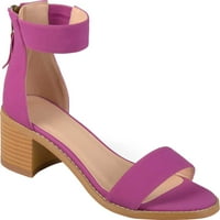 Collectionенска колекција Pournee Percy Percy Ankle Strap Setaled Slamal Plum Fau Nubuck 5. М.