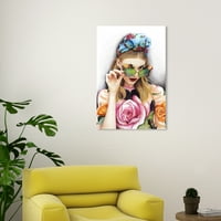 Wynwood Studio Canvas Dolce Colors Colors Mase and Glam Accessions Wall Art Canvas Print White Cream Bleck 20x30