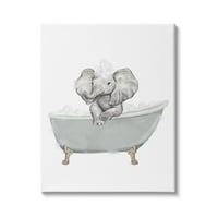 Stuple industries бебешки слонови меурчиња када када сафари животни бања, 20, дизајн од ziwei li