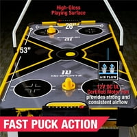 Табела за игри во хокеј на спортски воздух, надземен електронски стрелец, црно жолт, 54 27 32