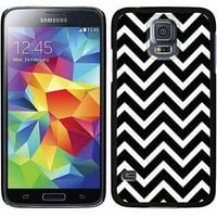 Дизајн на црно -бело шеврон на Samsung Galaxy S ThinShield Case со Coveroo
