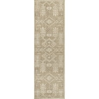 Нулум Тереза ​​текстурирана југозападна област килим, 7 '10 10', сива