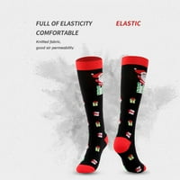 Парови Божиќни Компресивни Чорапи За Жени И Мажи Циркулација Хг-Подобар Проток На Крв, Оток Најдобра Поддршка За Медицински,