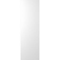 Ekena Millwork 12 W 64 H TRUE FIT PVC Diagonal Slat модерен стил фиксиран монтиран ролетни, бели