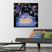 Војна на ѕвездите: Империјата Возвраќа-Еден Лист Ѕид Постер Со Дрвена Магнетна Рамка, 22.375 34