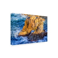 Јосиф С Giacalone 'Blowhole Arch Arch' Canvas Art