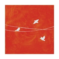 Трговска марка ликовна уметност „Ширење крилја учење“ платно уметност од Никол Дитц