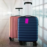 PVC Travel Travel PVC Taggage Bagge - желе розова и сина боја