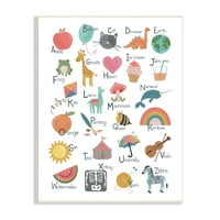 СТУПЕЛ ИНДУСТРИИ УЧЕЕ Азбучни букви Различни информативни животински табели со дрвена уметност, 15, дизајн од Лиза Пери Вајтбуттон