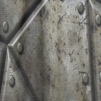 DesignART 'оклопна метална текстура' Боемска и еклектична панел за завеси