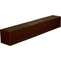 Ekena Millwork 6 H 6 D 72 W Rough Sawn Fau Wood Camply Mantel, Premium Walnut