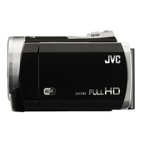 Everio GZ -E - Camcorder - 1080i - 2. MP - Оптички зум - Konica Minolta - Flash картичка - Безжична LAN - црна