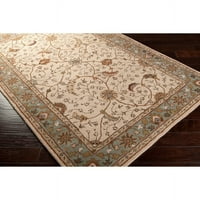 Уметнички ткајачи elam beige традиционална 6 '9' овална област килим