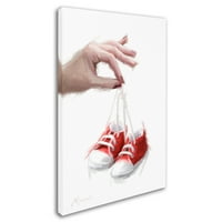 Трговска марка ликовна уметност „Бебе црвени чизми“ платно уметност од студиото МекНил