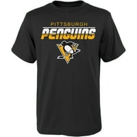 Младинска црна Питсбург пингвини маица
