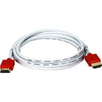 HDT-3FR 3FT ГОЛЕМА БРЗИНА HDMI УЛТРАХД 4K W ЕТЕРНЕТ ТЕНОК ФЛЕКСИБИЛЕН КАБЕЛ ЦРВЕН