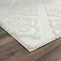 Обединети ткајачи на Америка Квинсленд Геометриски рачно изработен килим, 5,25 '7,17'