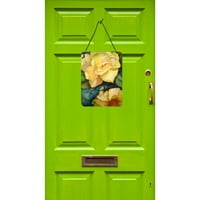 Каролини Богатства PJC1047DS Жолти Рози Ѕид Или Врата Виси Отпечатоци, 12x16, разнобојни