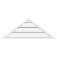 68 W 28-3 8 H Триаголник Површински монтажа PVC Gable Vent Pitch: Нефункционален, W 2 W 1-1 2 P Brickmould Frame