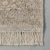Нулум Розија Традиционална персиска килим со подрачје, 3 '5', каки
