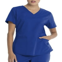 Scrubstar Core Core Essentials Streter V-Neck Scrub Top WM01T893