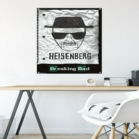 Breaking Bad - Heysenberg Wall Pocter со Push Pins, 22.375 34