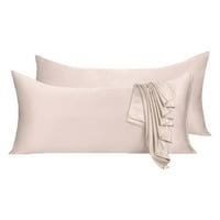 Уникатни поволни цени Свилен сатенски перници за каросерија Светло тен 21 60