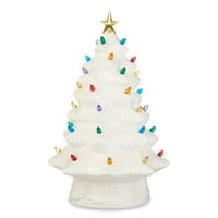 Г -дин Божиќ 15 Бело керамичко дрво
