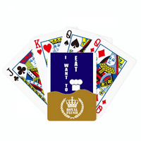 Јадете Торта Желба Живот Арт Деко Мода Кралската Флеш Покер Игра Со Карти