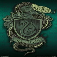 Волшебничкиот Свет: Хари Потер - Слитерин Змија Сртот Ѕид Постер, 22.375 34
