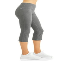 Атлетски работи женски основни активни јога капри панталони, големини S-3XL