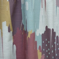 DesignArt „Скица текстура со шема“ модерна и современа панел за завеси